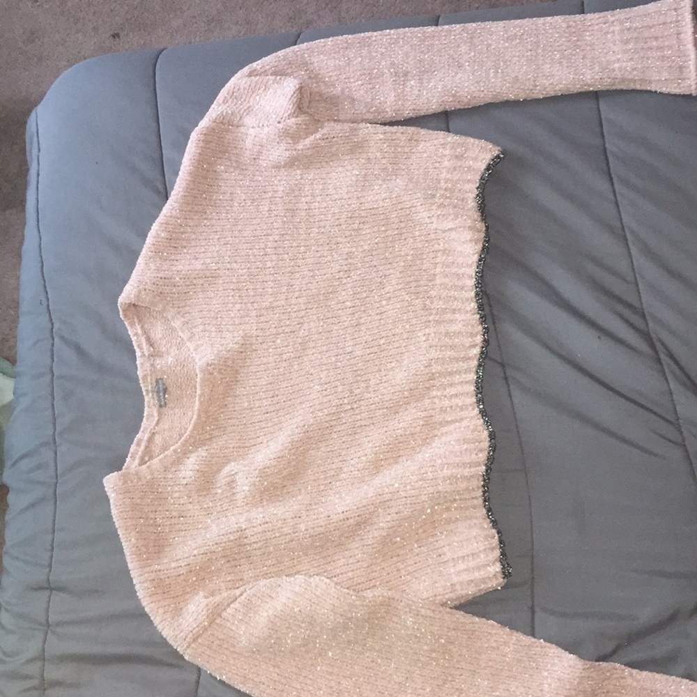 A pink warm shirt